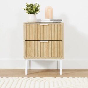 Isla 2 Drawer Bedside Table