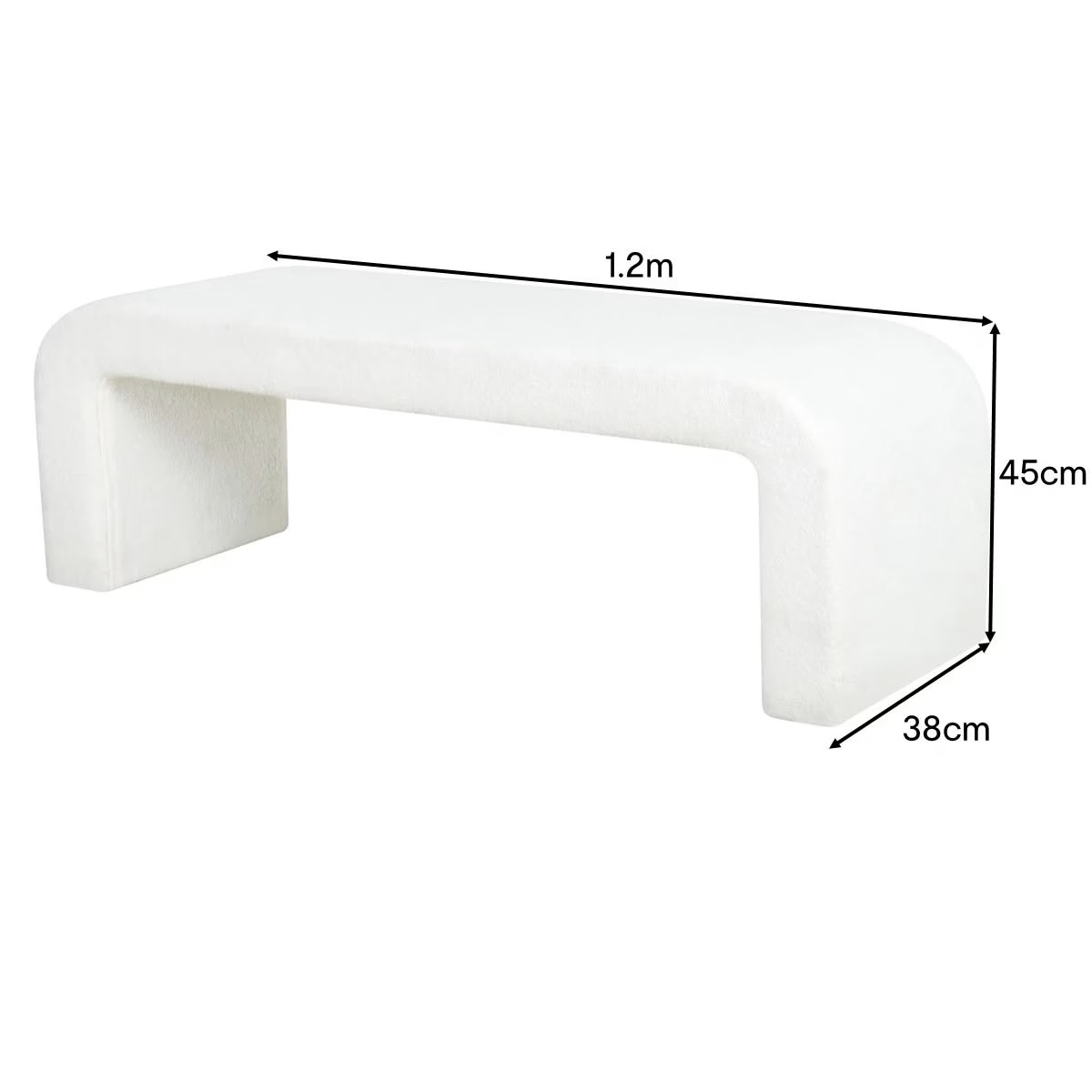 Bonnie Boucle Bench