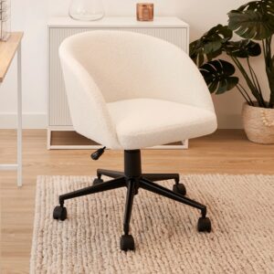 Boucle Office Chair
