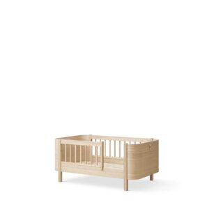 Wooden Oak Baby Cot